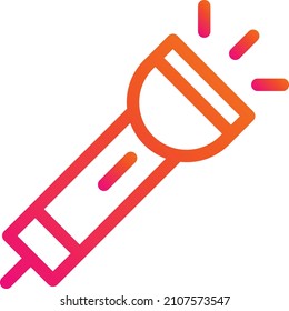 Torch Vector Icon Design Illustration