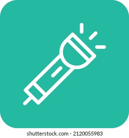 Torch Vector Icon Design Illustration