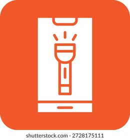 Fackel-Vektorsymbol-Entwurfsgrafik