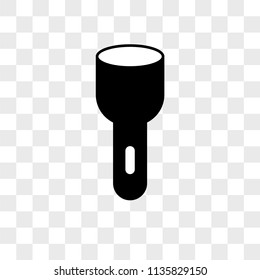 Torch vector icon on transparent background, Torch icon
