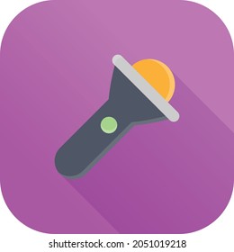 torch Vector illustration on a transparent background. Premium quality symbols. Vector Line Flat color  icon for concept and graphic design.