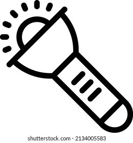 Fackel-Vektorgrafik auf transparentem Hintergrund. Symbole in Premium-Qualität. Schlagt das Vektorsymbol für Konzept und Grafikdesign.