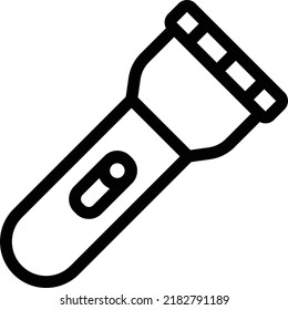 torch Vector illustration on a transparent background. Premium quality symmbols. Thin line vector icons for concept and graphic design. 
