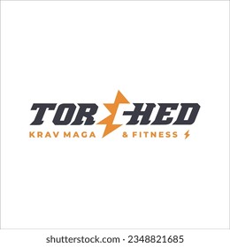 Logo-Design mit abgerissenem Logo