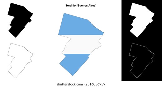 Mapa de Tordillo department (Buenos Aires)