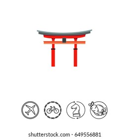 Torii gate icon
