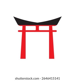 Torii Gate icon Element Design