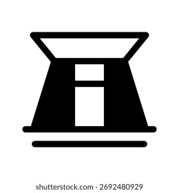 Torii Gate Icon Vector Symbol Design Illustration