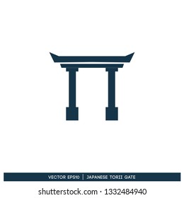 Torii Gate Japanese icon symbol