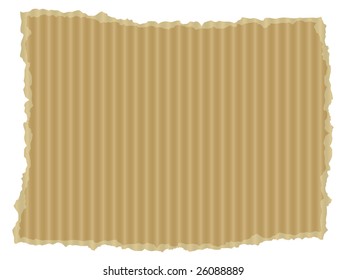 Torn cardboard illustration