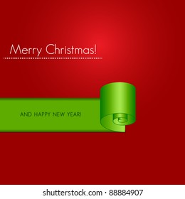 Torn Christmas Paper - Vector Illustration