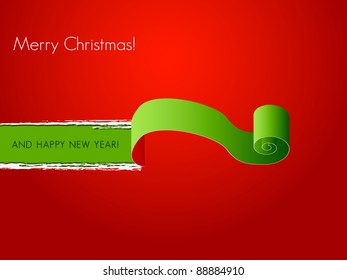 Papel de Navidad desgarrado - Ilustración vectorial