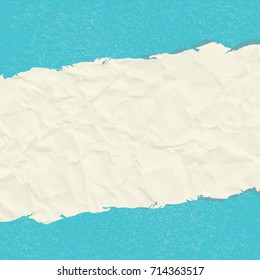Torn Crumpled paper background free
