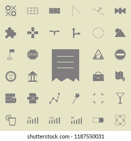 torn document icon. web icons universal set for web and mobile