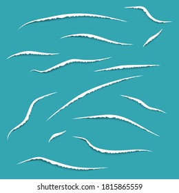 Torn edges paper pattern. Vector illustration.