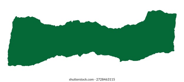 Marco de Navidad de papel verde desgarrado aislado