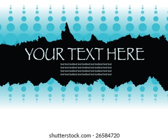 Torn Grunge Paper Background - with area for text