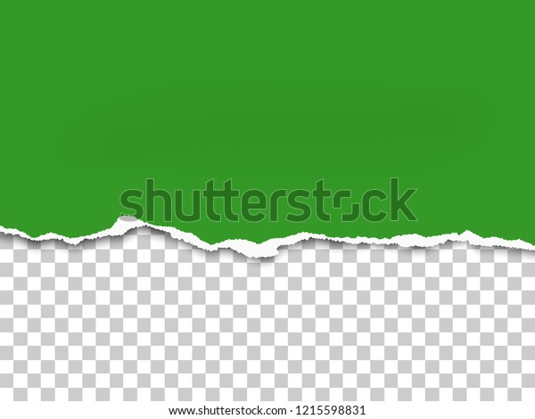 Torn a half sheet of green paper from the bottom.\
Vector template paper\
design.