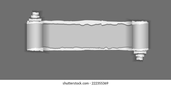 Torn paper
