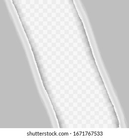Torn Paper Background Desing Element with Shadow