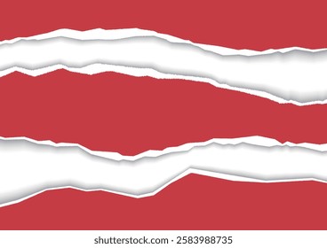 Torn paper background illustration material