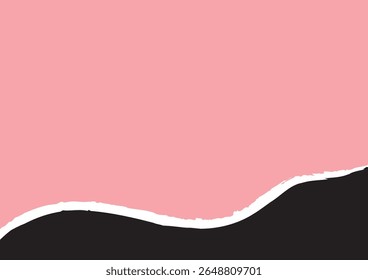 Gescheurde papieren achtergrond. Gescheurde oude papieren achtergrond Vector. Open frame strip met gebroken rand stuk. Lege draai notitie of tag voor reclame-illustratie.