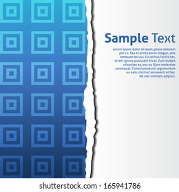 Torn paper background with space for text
