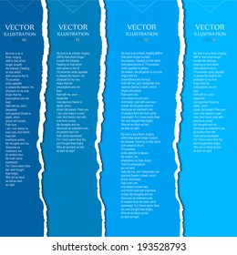 Torn paper background with space for text