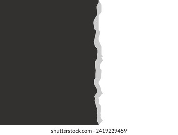 Torn paper background with space for text. Design illustration template vector for banner of web page, news feed, header label sheet. Card decoration element. Vector illustration. EPS file 167.