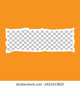 Torn paper background with space for text. Design illustration template vector for banner of web page, news feed, header label sheet. Card decoration element. Vector illustration. EPS file 187.