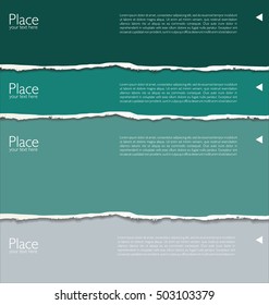 Torn paper background with space for text