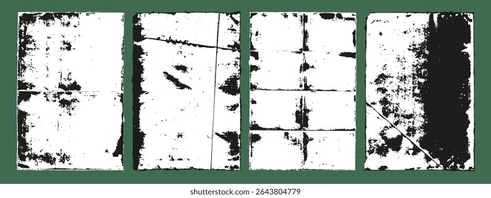 Torn paper backgrounds, textures. Old papers with rough edges. Frames, covers. Damaged effect paper. Fold paper sheet. Texture overlay. 