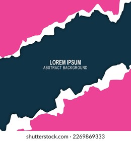 Torn paper banner background. Vector illustration background. 