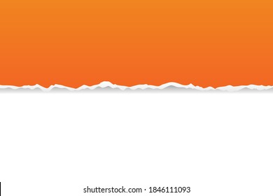 Torn paper cut background can insert text in space vector art and illustration.