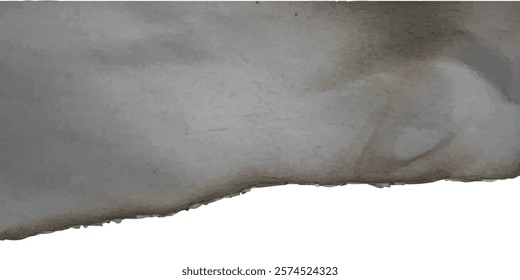 Torn paper design with burnt textures and soft smoky edges perfect for scrapbook overlays, digital designs, and artistic retro templates