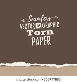 torn paper edge brown color