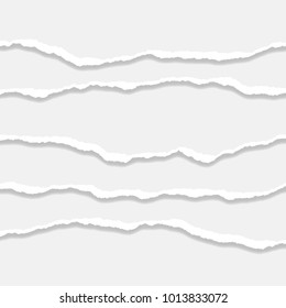 Torn Paper Edge. Vector illustration