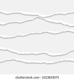 Torn Paper Edge. Vector illustration