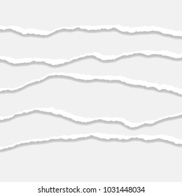 Torn Paper Edge. Vector illustration