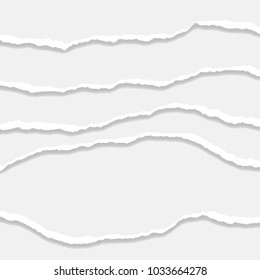Torn Paper Edge. Vector illustration