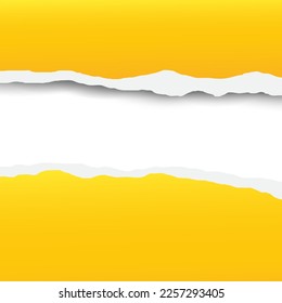 Torn paper edge vector illustration