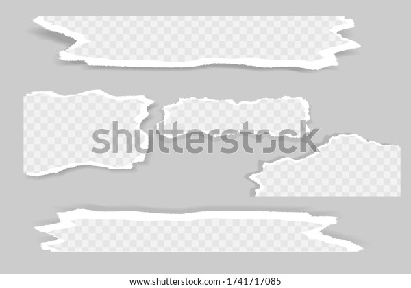 torn paper edges,
Background seamless horizontally texture, vector isolated in space
for advertising, banner of web page, border and header, print
concept of illustration