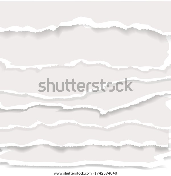 torn paper edges,\
Background seamless horizontally texture, vector isolated in space\
for advertising, banner of web page, border and header, print\
concept of illustration