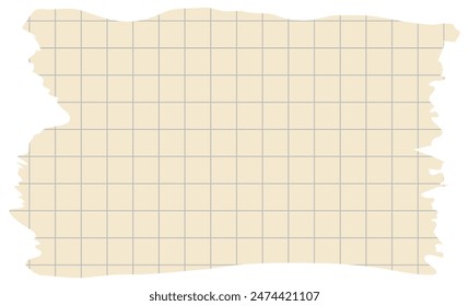 Torn paper edges checkered background