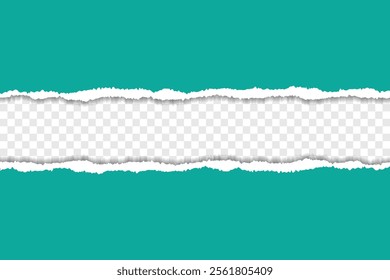 Torn Paper Edges With Shadow Effect