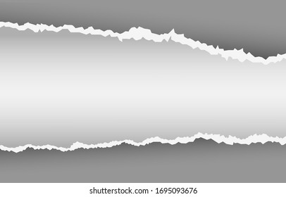 Risse auf Papier. Vektorillustration.