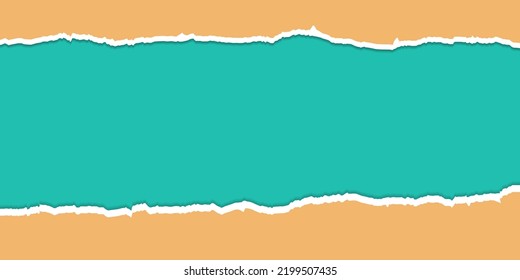 Torn paper effect background. Vector illustration