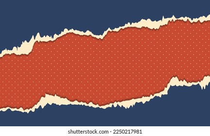 Arrière-plan papier déchiré, effet. Illustration vectorielle