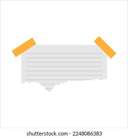 Torn Paper Element Design Vector