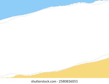 Torn paper frame, Background Material, Colored construction paper, Colored paper